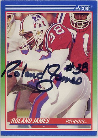 Roland James - New England Patriots 