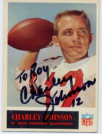 Charley Johnson - St Louis Cardinals