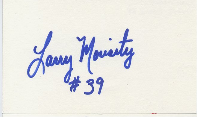 Larry Moriarty - Houston Oilers