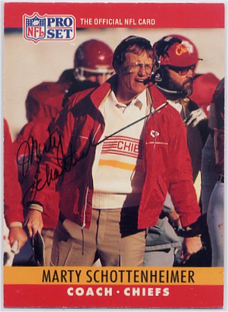 Marty Schottenheimer Coach - Kansas City Chiefs