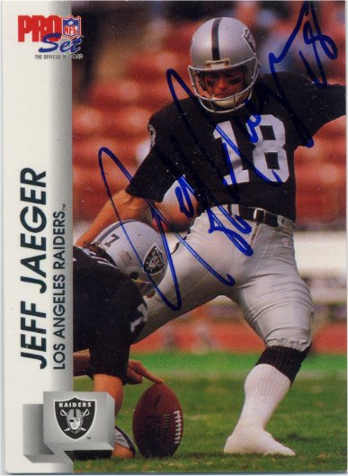Jeff Jaeger - Oakland Raiders