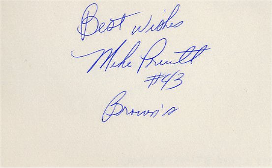 Mike Pruitt - Cleveland Browns