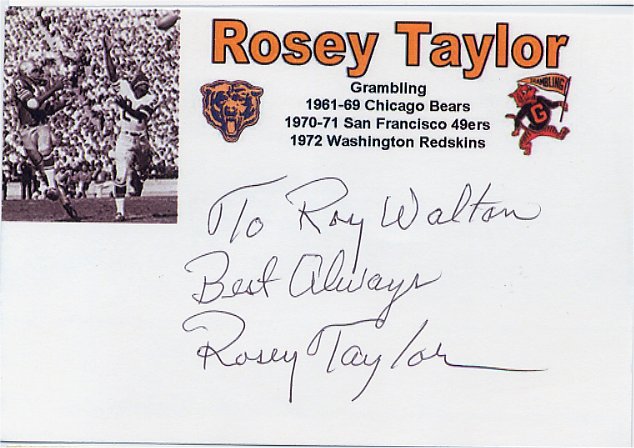 Rosey Taylor - Chicago Bears