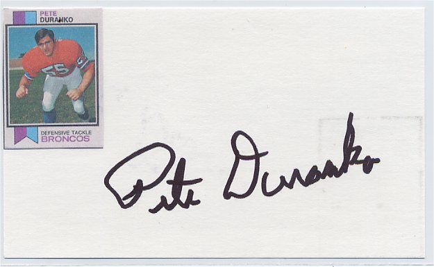 Pete Duranko - Denver Broncos