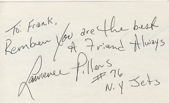 Lawrence Pillers - New York Jets