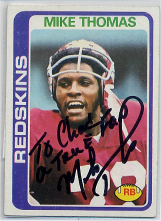 Mike Thomas - Washington Redskins