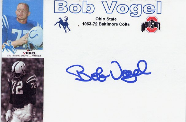 Bob Vogel - Baltimore Colts