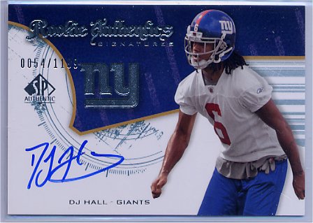 D.J. Hall - New York Giants
