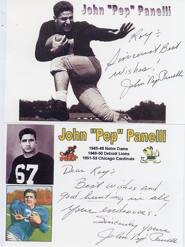 John Panelli  - Detroit Lions