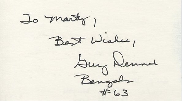 Guy Dennis - Cincinnati Bengals