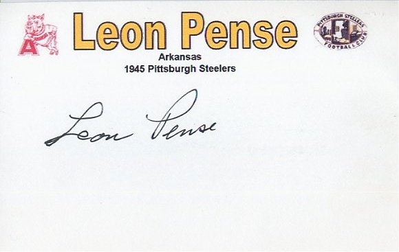 Leon Pense - Pittsburgh Steelers