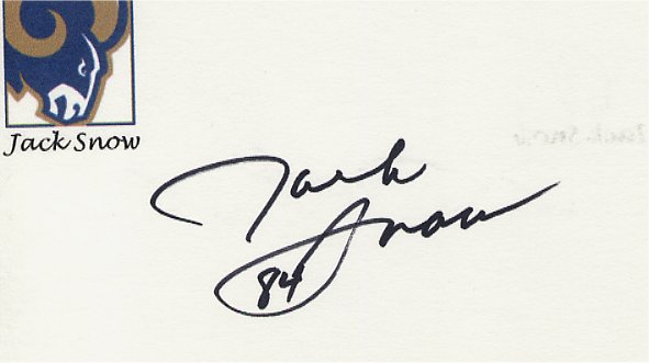 Jack Snow - Los Angeles Rams