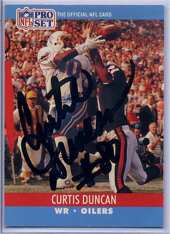 Curtis Duncan - Houston Oilers