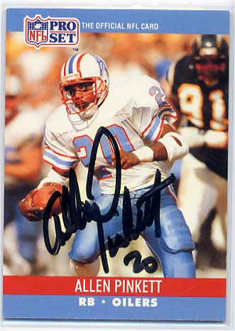 Allen Pinkett - Houston Oilers
