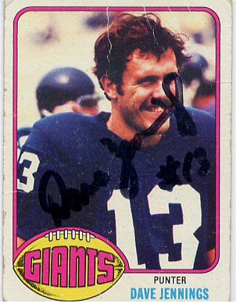 Dave Jennings - New York Giants