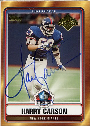 Harry Carson HOF - New York Giants