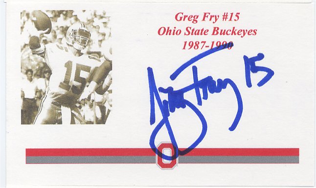 Greg Fry - Ohio State Buckeyes