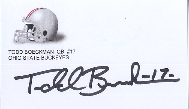 Todd Boeckman - Ohio State Buckeyes