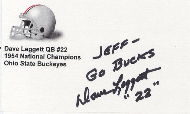 Dave Leggett - Ohio State Buckeyes