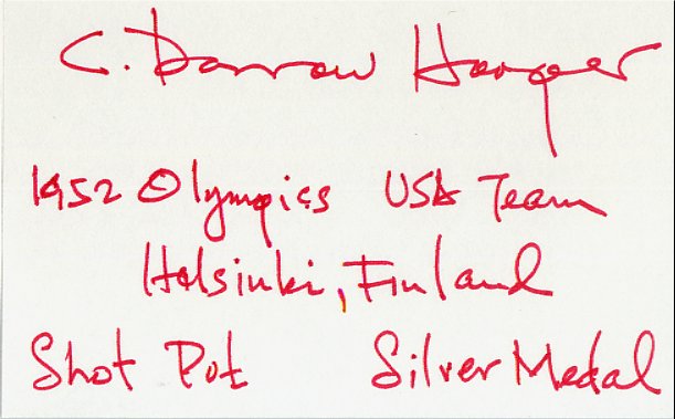 C.Darrow Hooper - Olympian