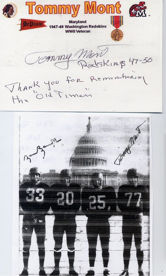 Tommy Mont - Washington Redskins