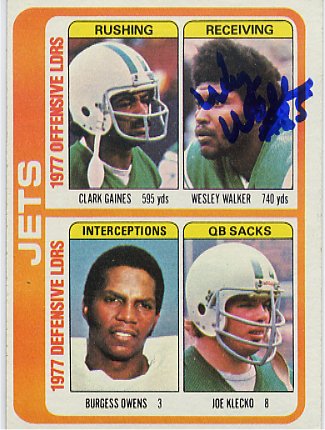 Wesley Walker - New York Jets