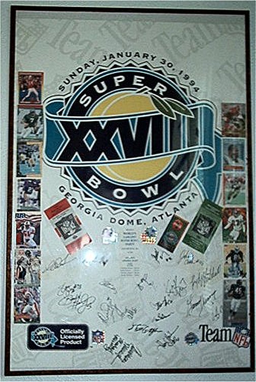 Various Autographs - Super Bowl XXVIII