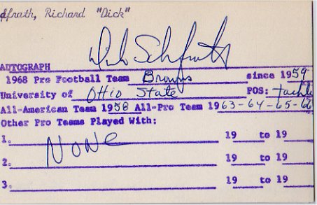 Dick Schafrath - Cleveland Browns