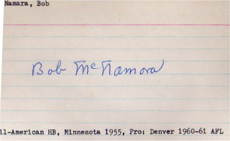 Bob McNamara - Denver Broncos