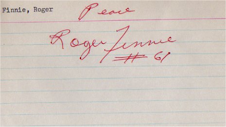 Roger Finnie - New York Jets