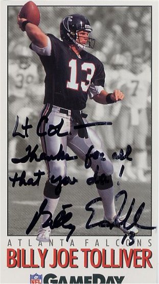 Billy~Joe Tolliver - Atlanta Falcons