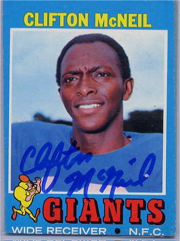 Clifton McNeil - New York Giants