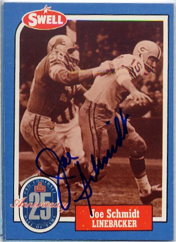 Joe Schmidt (HOF) - Detroit Lions