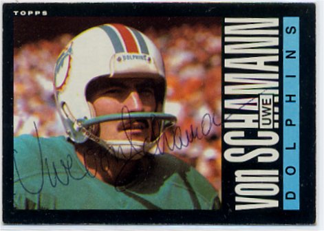 Uwe Von Schamann - Miami Dolphins