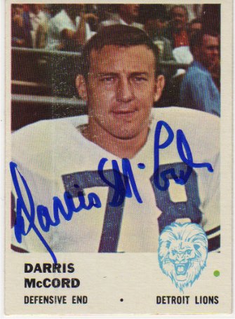Darris McCord - Detroit Lions