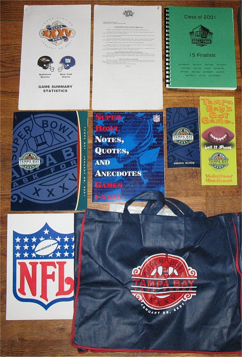 Guides & Magazines - Super Bowl XXXV
