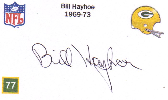 Bill Hayhoe - Green Bay Packers