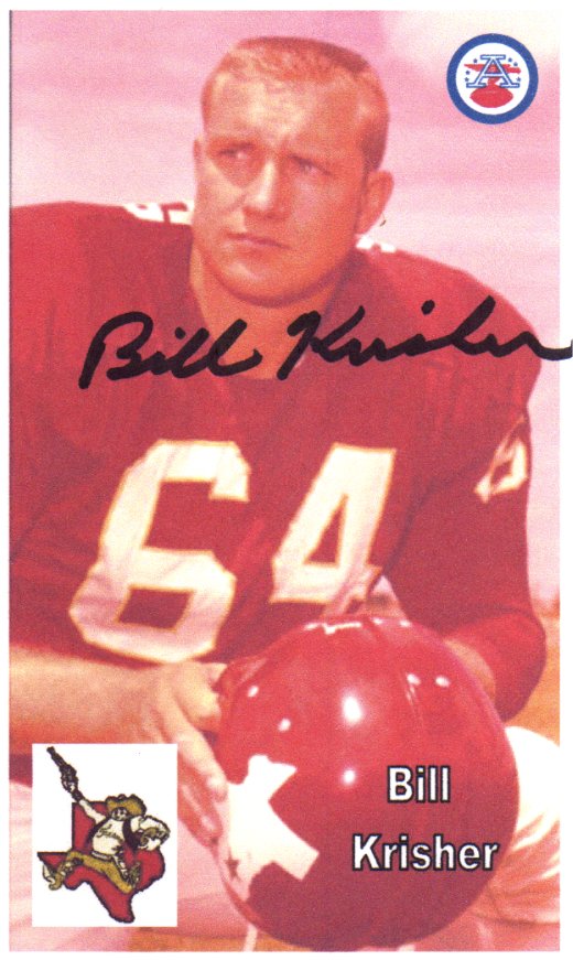 Bill Krisher - Dallas Texans