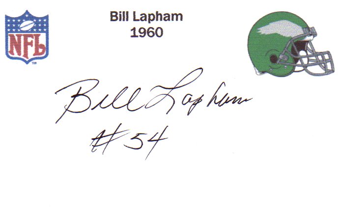 Bill Lapham - Philadelphia Eagles