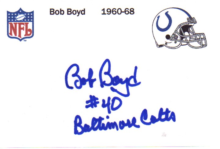 Bob Boyd - Baltimore Colts