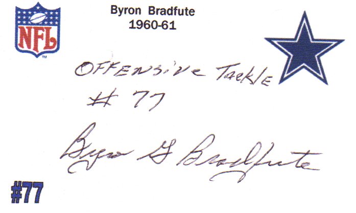 Byron Bradfute - Dallas Cowboys