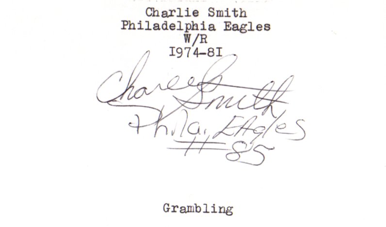 Charlie Smith - Philadelphia Eagles