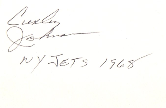 Curly Johnson - Dallas Texans