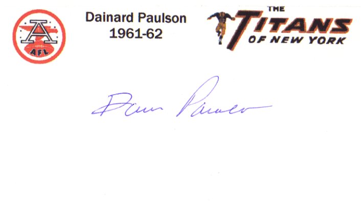 Dainard Paulson - New York Titans