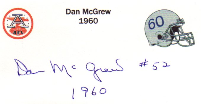 Dan McGrew - Buffalo Bills