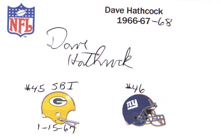 Dave Hathcock - Green Bay Packers