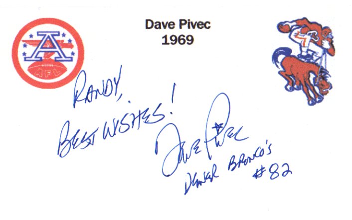 Dave Pivec - Los Angeles Rams