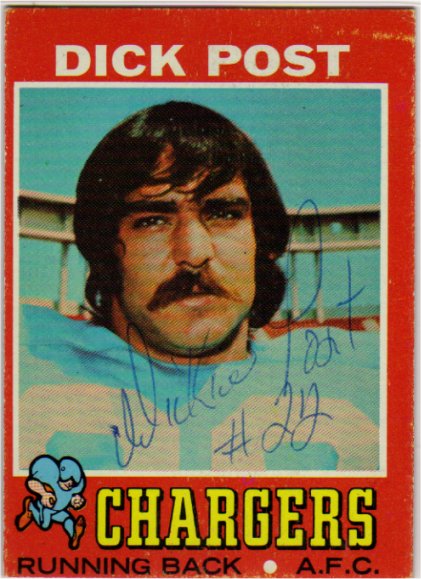 Dickie Post - San Diego Chargers