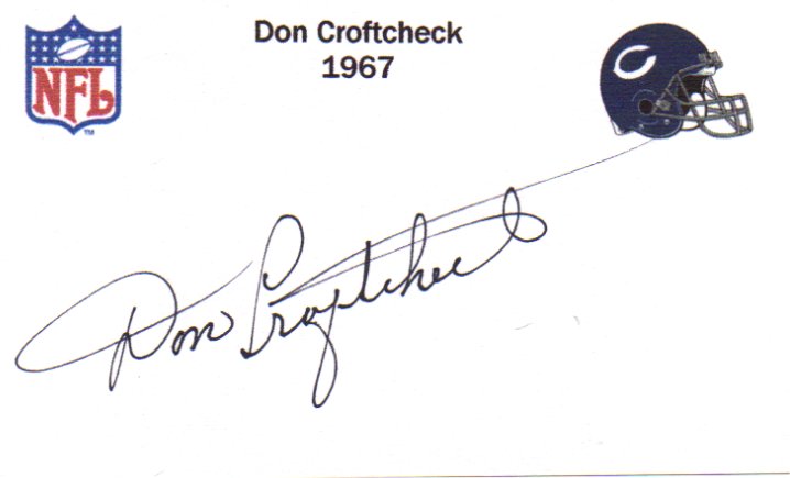 Don Croftcheck - Washington Redskins