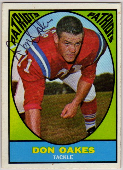 Don Oakes - Boston Patriots